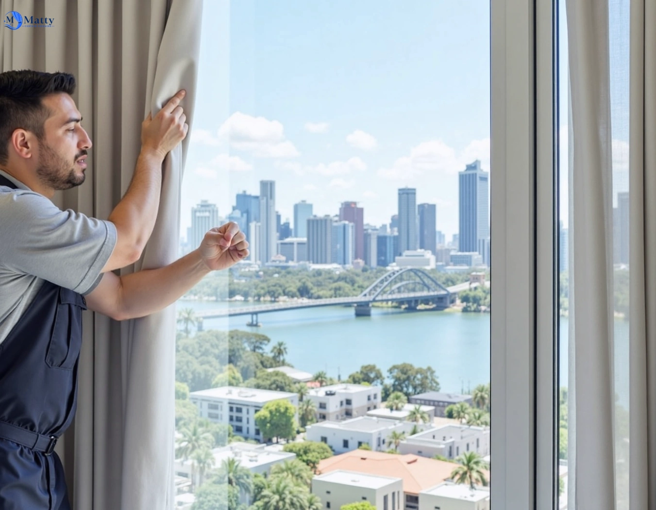 Professional curtain steam cleaning service hawthorn-vic QLD by Matty Curtain Cleaning
